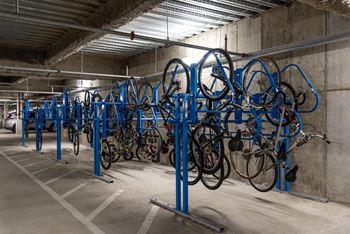 Bike storage and repair station